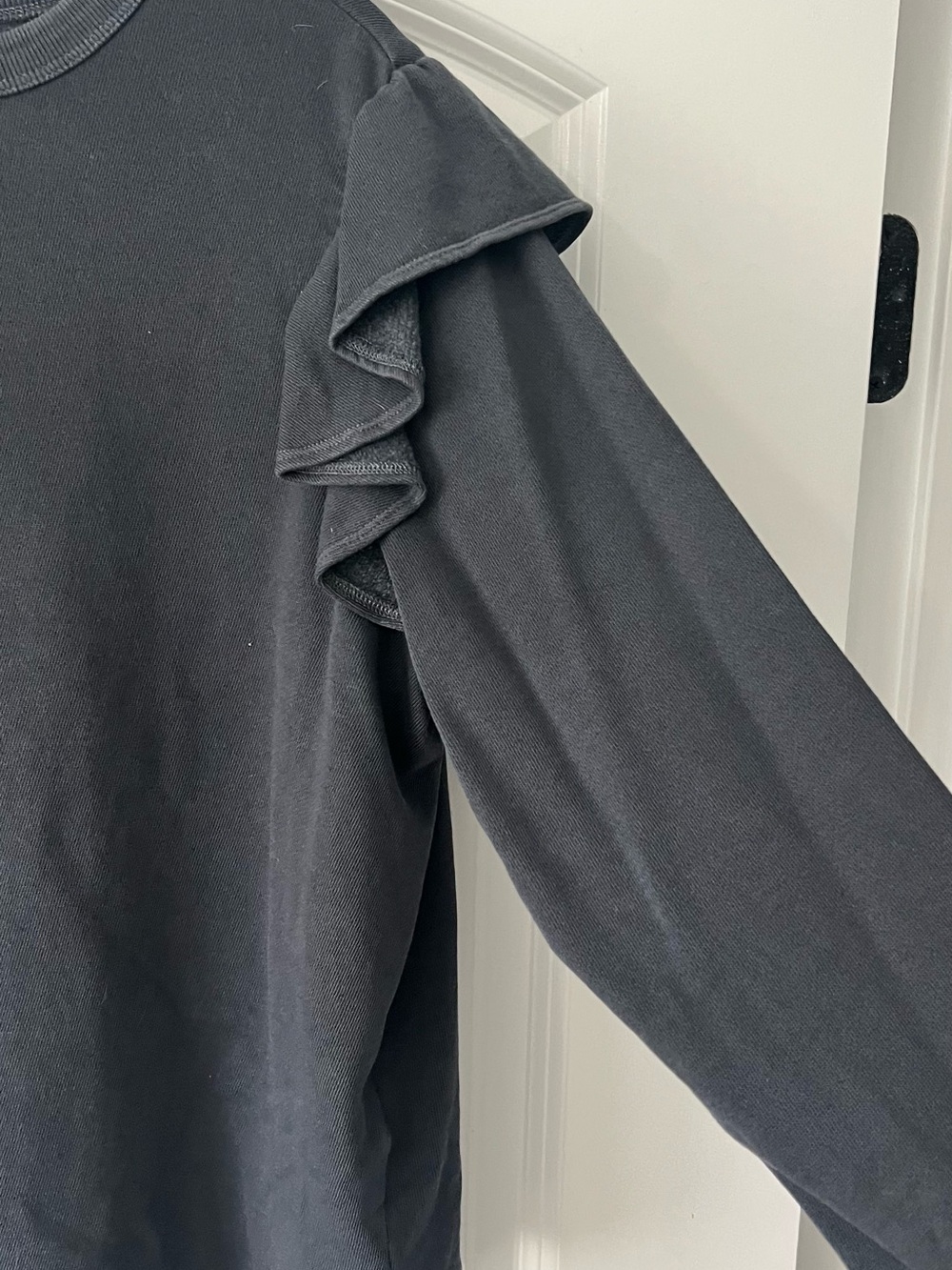 Old Navy Ruffle Shoulder Sweatshirt - Picture 2 of 6